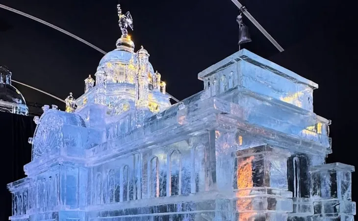 Palácio Histórico Em Gelo